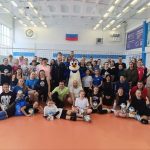 Рождественская встреча девочки - родители